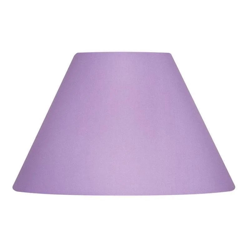 Oaks Lighting 20" Cotton Coolies Lilac Lamp Shade