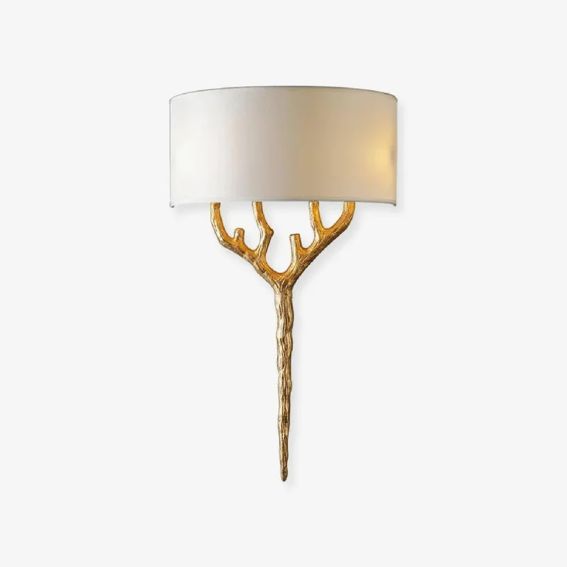 Brass Branch Wall Lamp