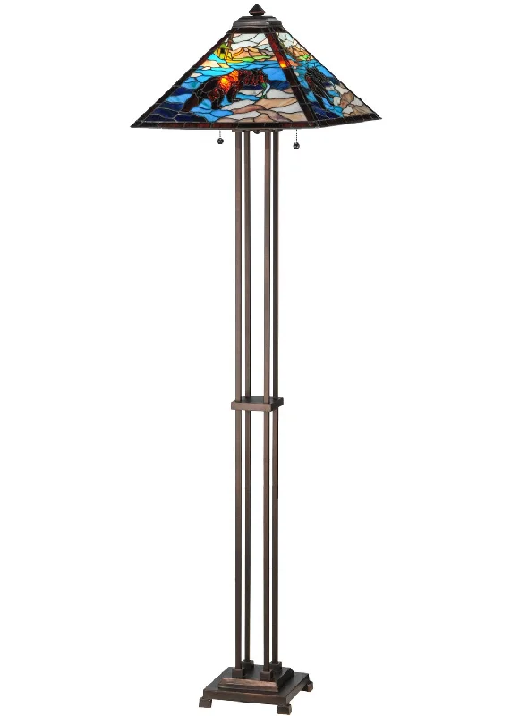 Two Light Floor Lamp