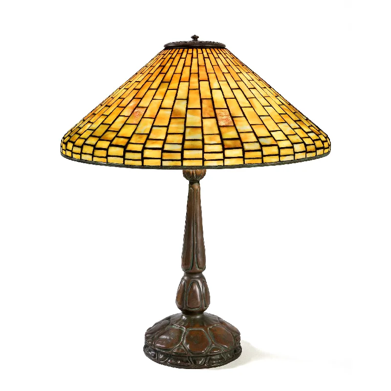 Tiffany Studios New York "Plain Squares" Table Lamp