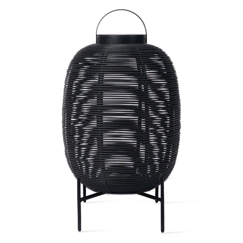 Tika Outdoor Lantern with Steel Base