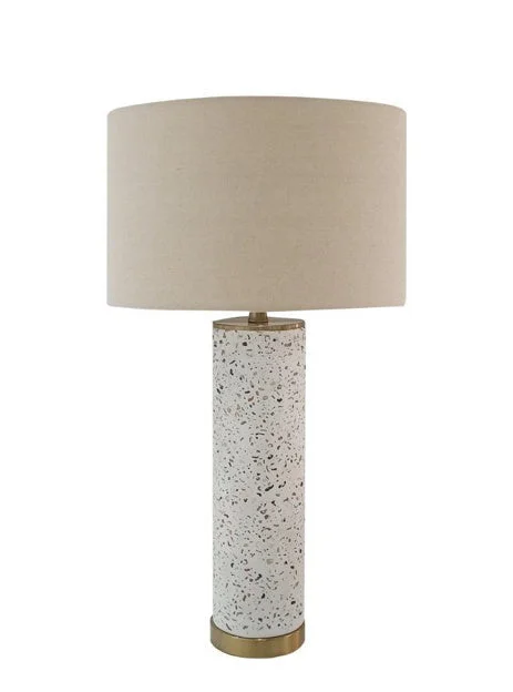 Table Lamp One Light Table Lamp in Satin Brass