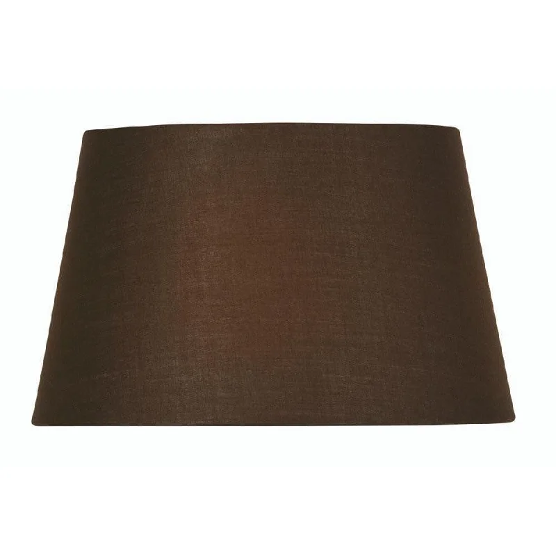 Oaks Lighting 20" Cotton Coolies Chocolate Lamp Shade