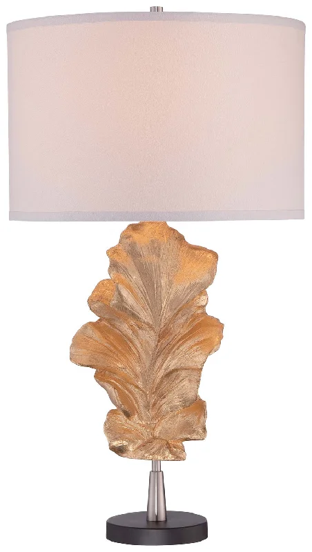 Minka Lavery One Light Table Lamp in Gold Leaf