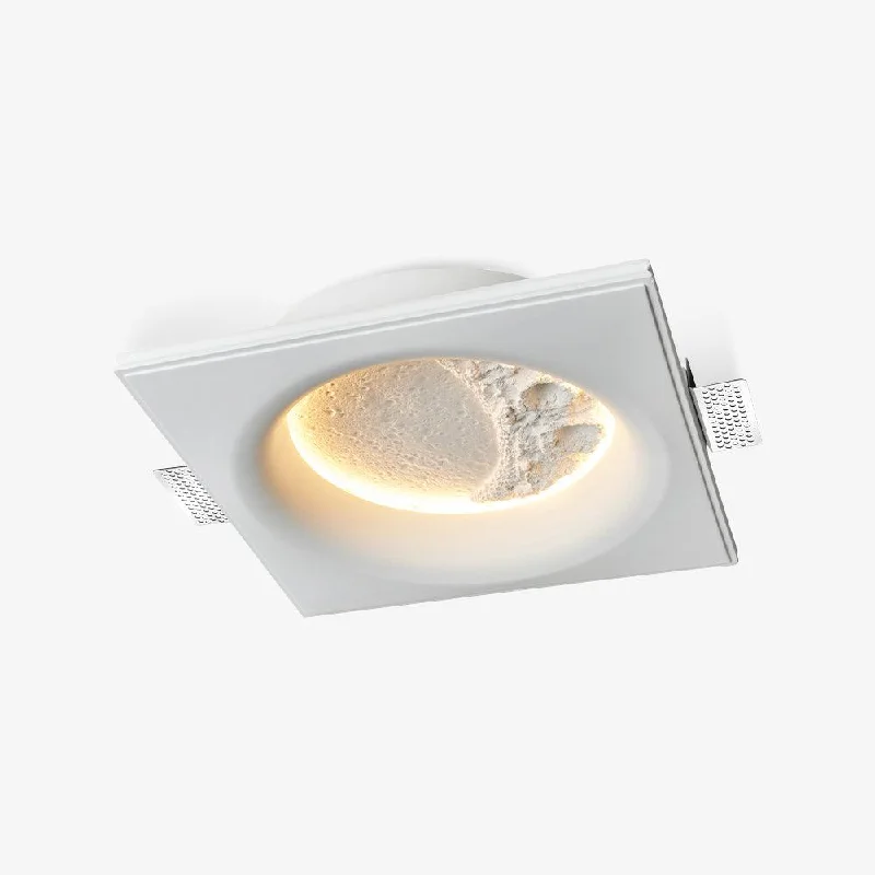 Gypsum Moon Wall Lamp