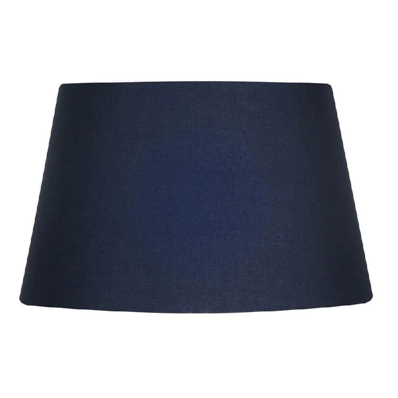 Oaks Lighting 16" Cotton Drum Navy Lamp Shade - Items