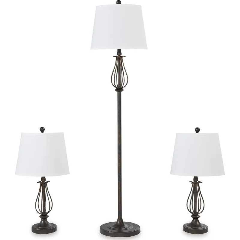 Brycestone Lamp Set-2 Table 1 Floor