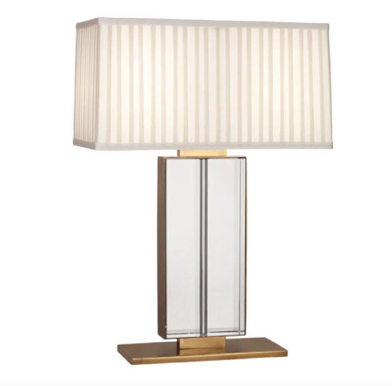 Robert Abbey Sloan Table Lamp Ivory Silk Shade