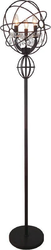 CWI Lighting Three Light Floor Lamp