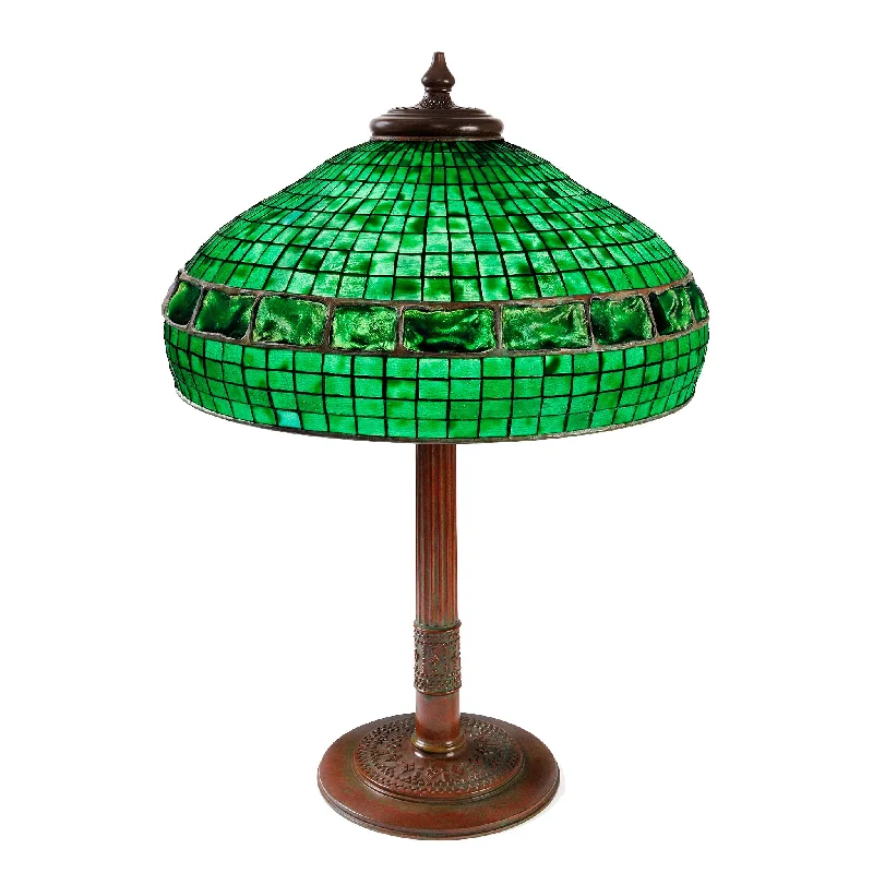 Tiffany Studios New York "Belted Turtleback" Table Lamp