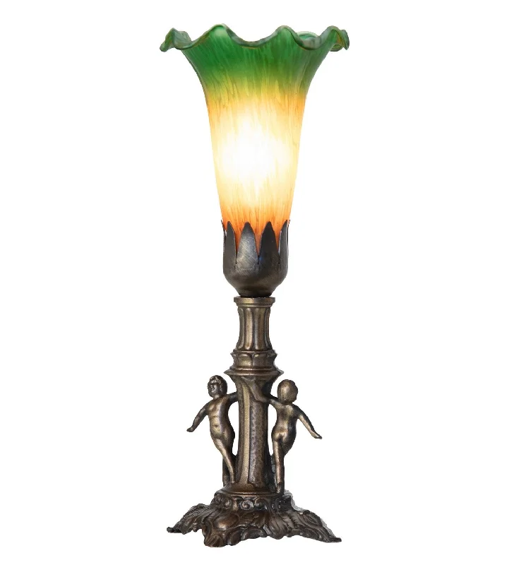 Amber/Green One Light Mini Lamp