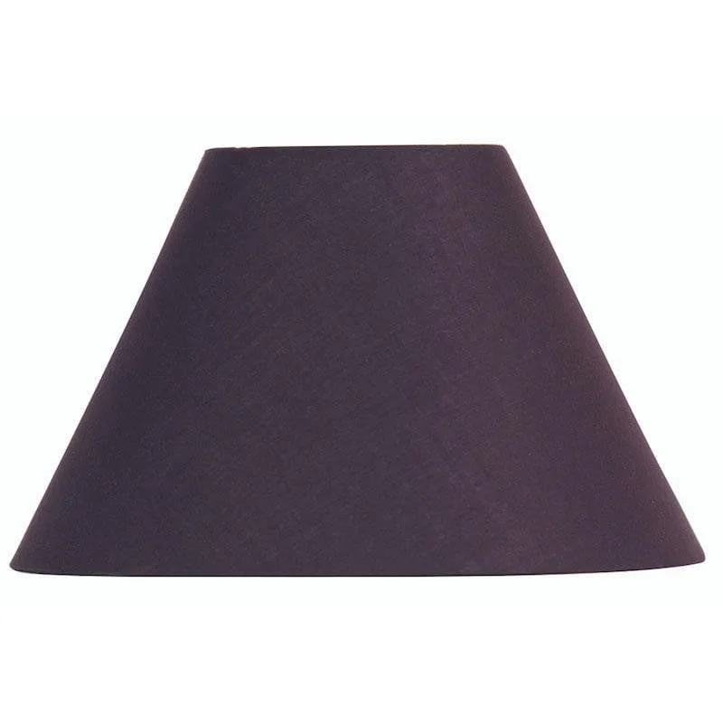 Oaks Lighting 20" Cotton Coolies Plum Lamp Shade