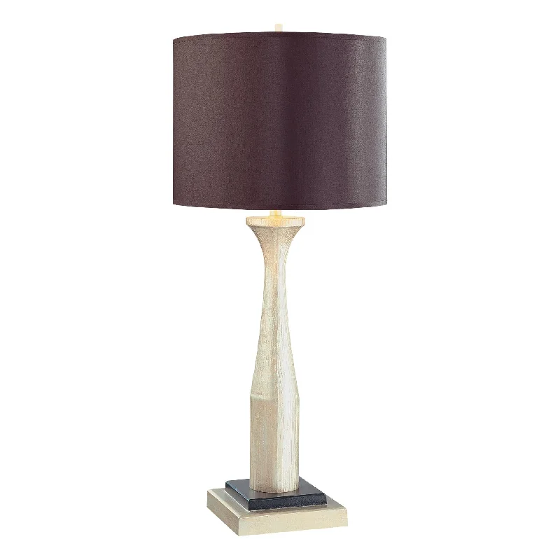 Minka Lavery One Light Table Lamp in Antique Silver