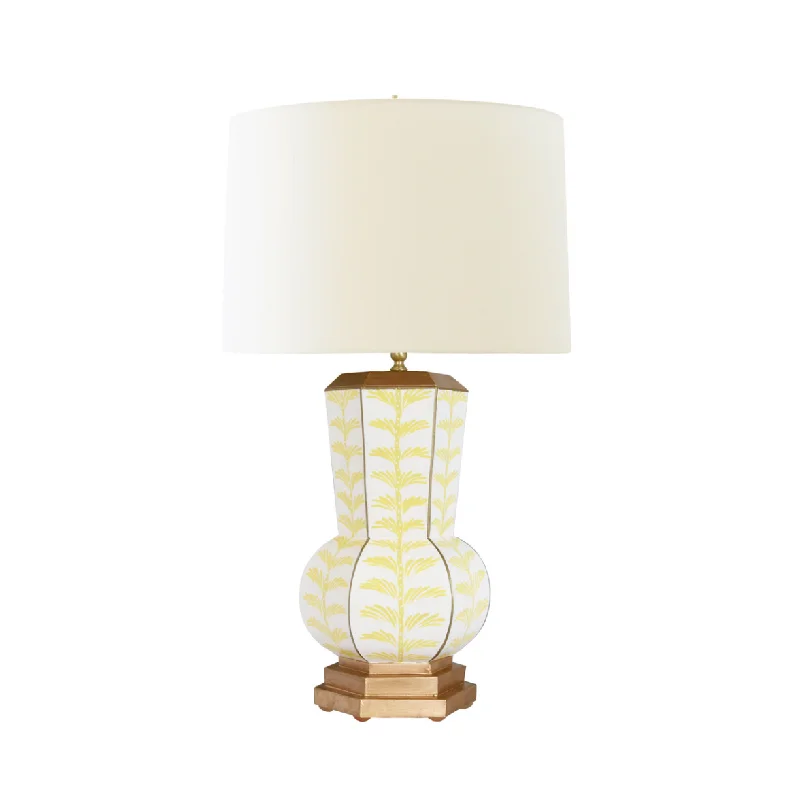 Worlds Away Catalina Trail Yellow Table Lamp