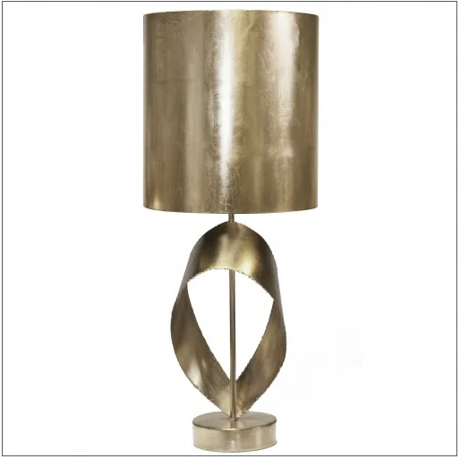 Worlds Away Jennings Silver Leaf Table Lamp