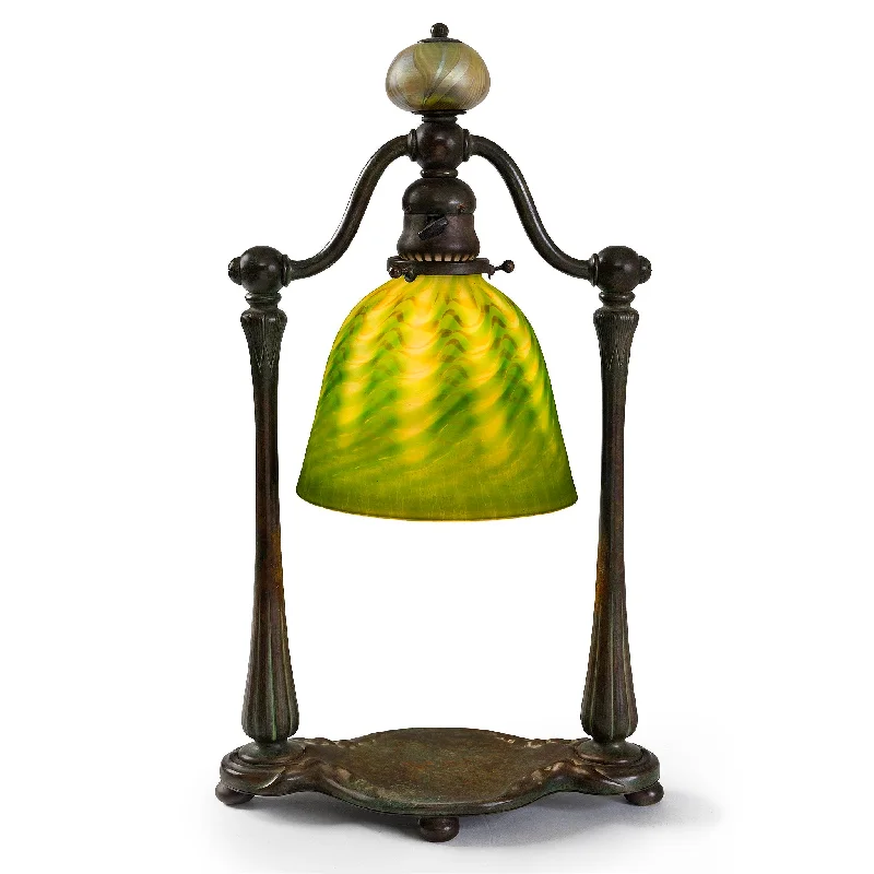 Tiffany Studios New York "Damascene Lighthouse" Desk Lamp