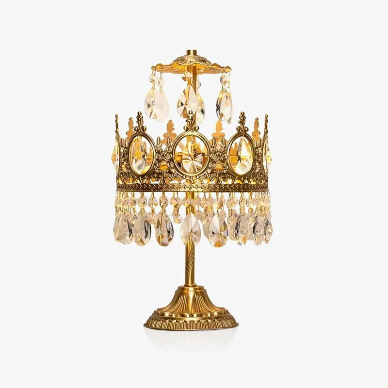 Vintage Crystal Table Light