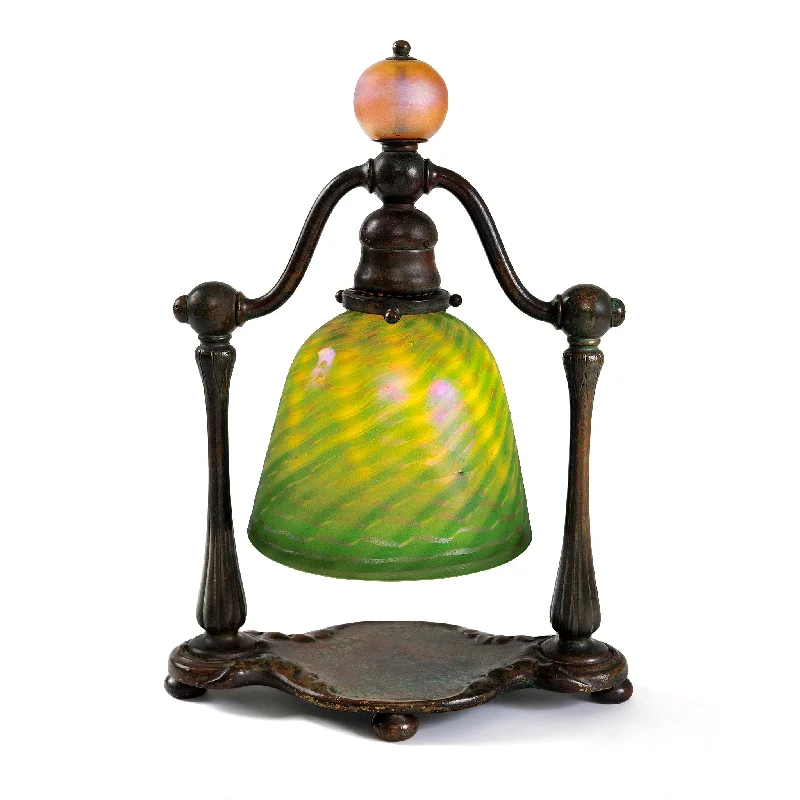 Tiffany Studios New York "Damascene Lighthouse" Desk Lamp