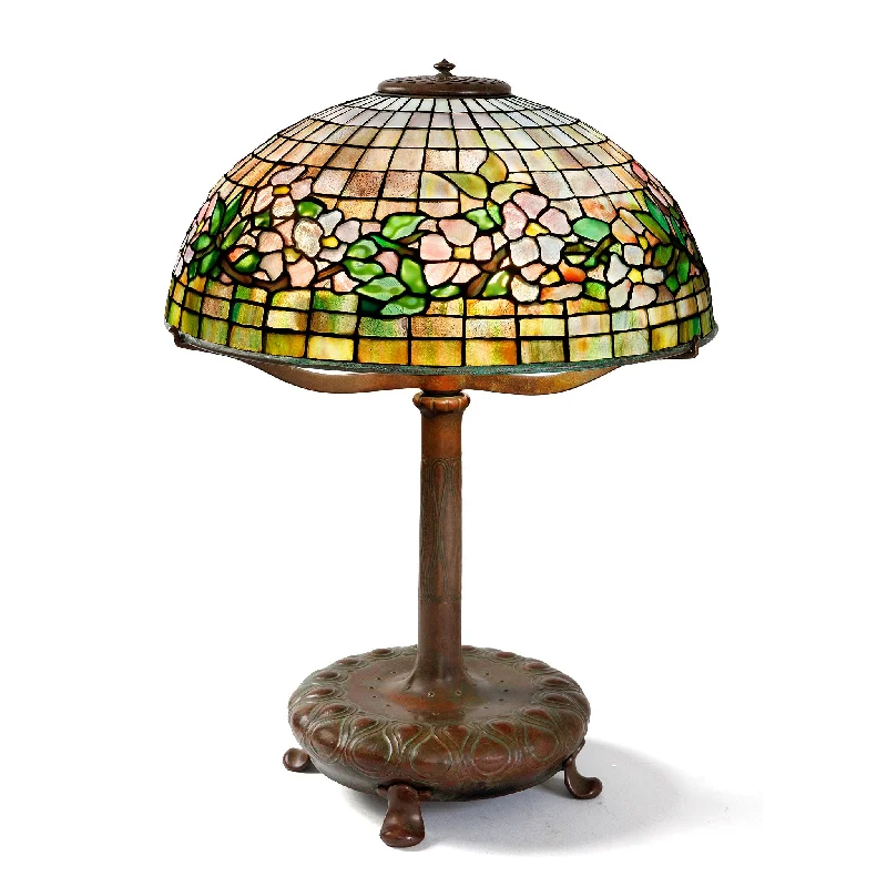 Tiffany Studios New York “Border Dogwood” Table Lamp