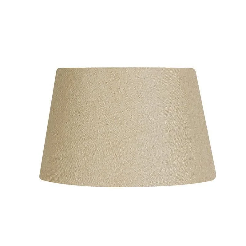 Oaks Lighting 16" Linen Drum Buttermilk Lamp Shade