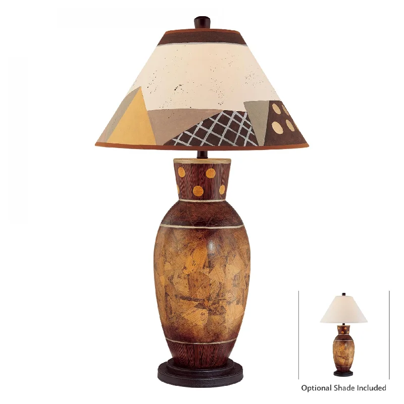 Minka Lavery One Light Table Lamp in Brown And Black