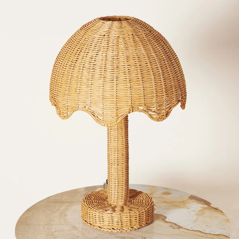 The Parasol Rattan Lamp