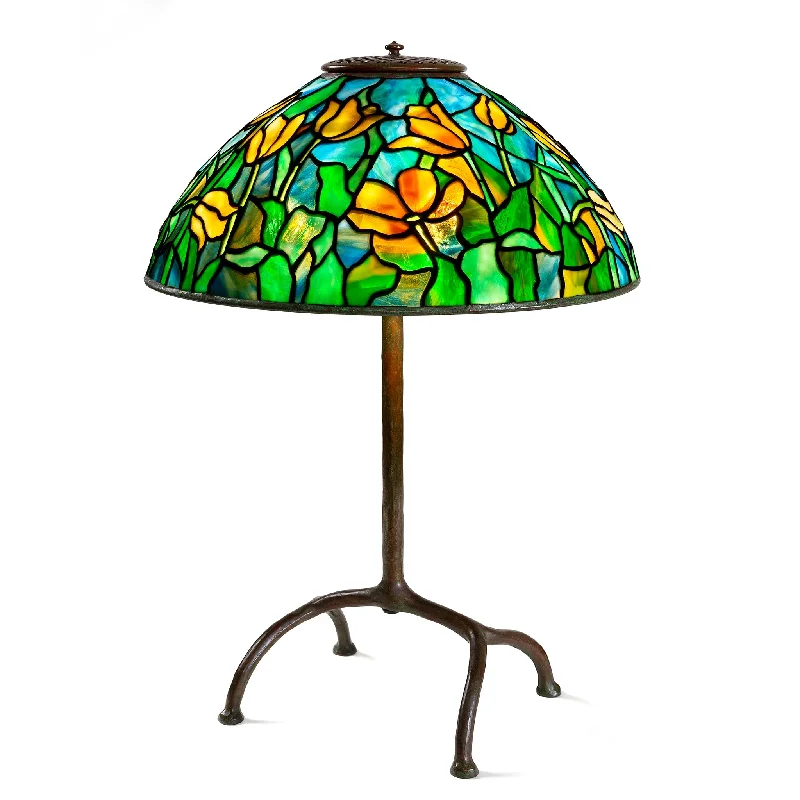 Tiffany Studios New York "Windswept Tulip" Table Lamp