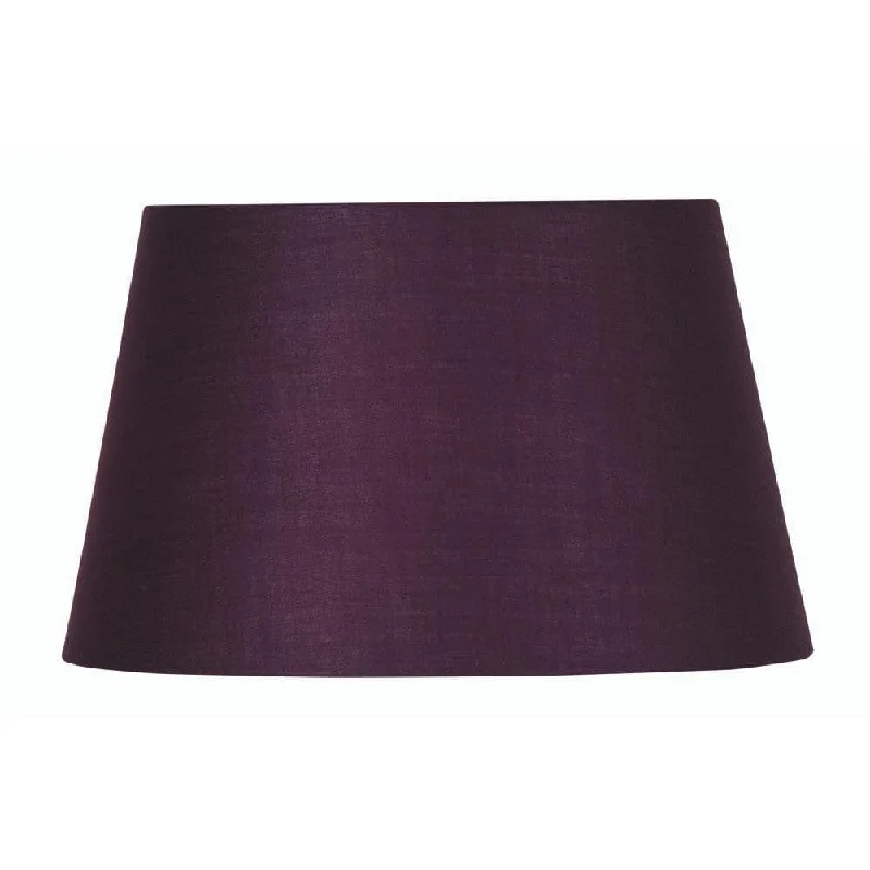 Oaks Lighting 20" Cotton Drum Plum Lamp Shade