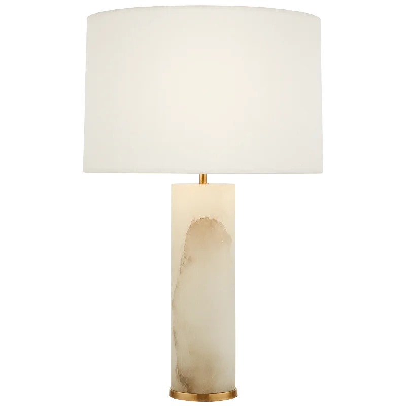 Lineham Table Lamp in Alabaster